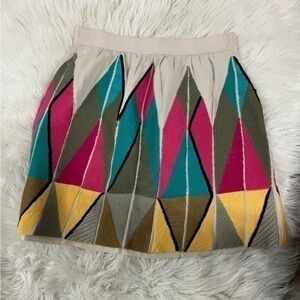 Mint Multicolored Skirt Size 4